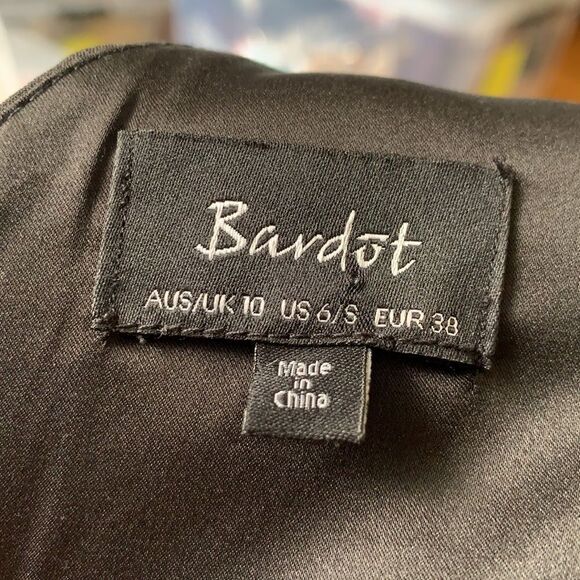 Bardot Ruffle Dress in Black Revolve size 6 - Picture 5 of 10